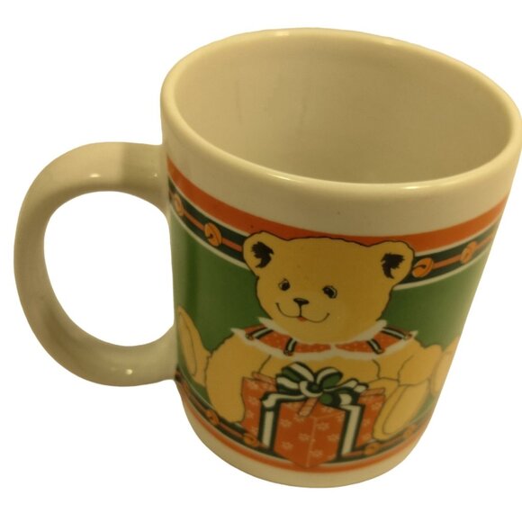Houston Foods Teddy Bear Christmas Coffee Mug Cup - Picture 6 of 11